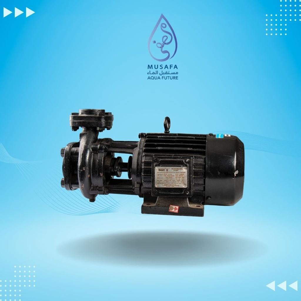 [UP537] CENTRIFUGAL MONOBLOCK 3"*3" HP(5) مضخة توزيع مركزية 3"*3"- حصان