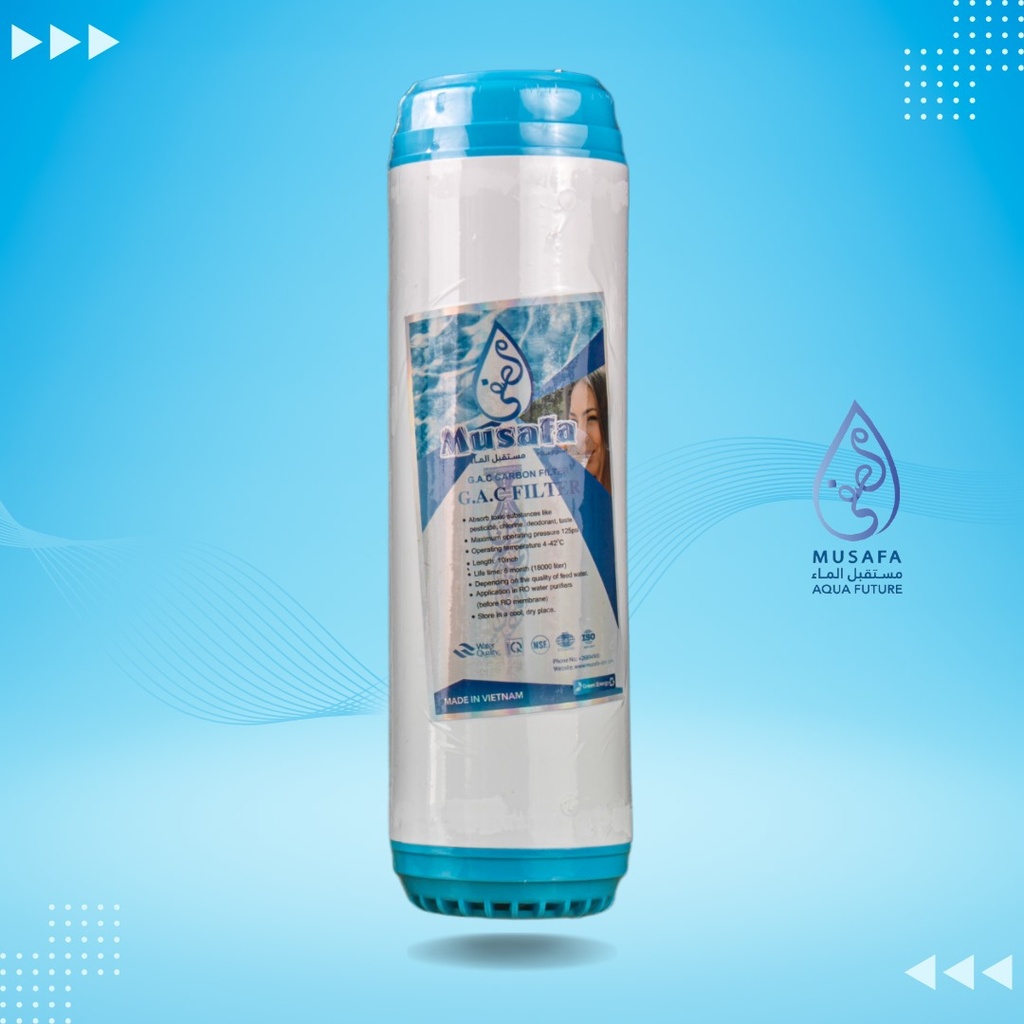 GAC Carbon Filter (10×2.5) – Granular Activated Carbon
