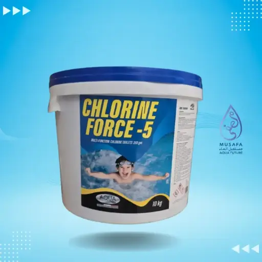 [WS151] كلور اقراص 5 في واحد اكوا الايطالية    (250G 10KGS) 